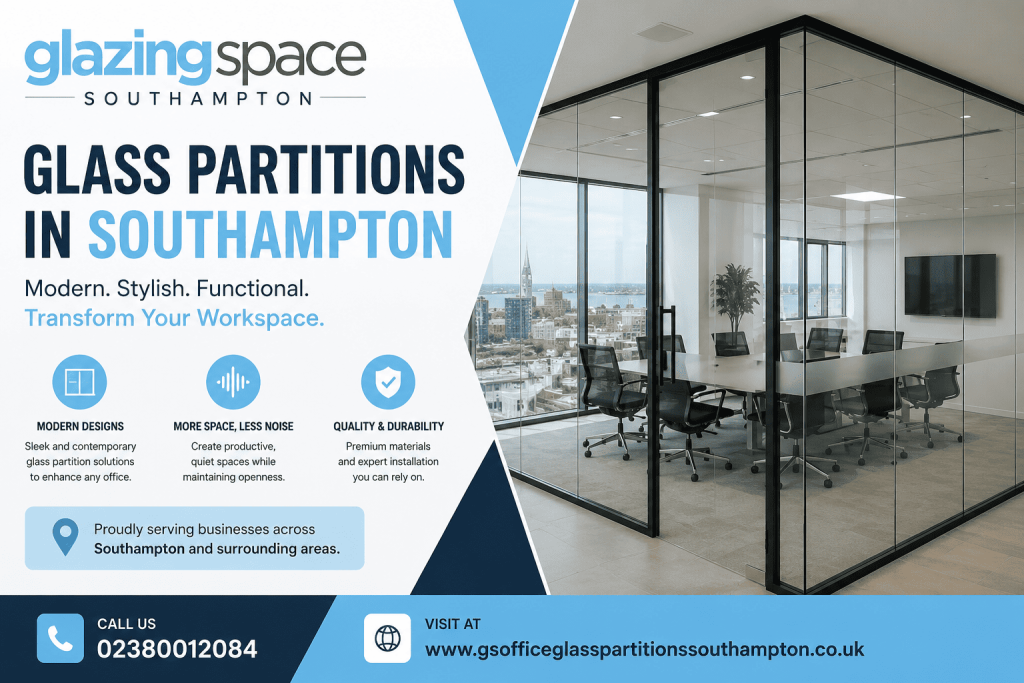 Transform Modern Spaces with Office Glass Partitions and Glass Balustrades