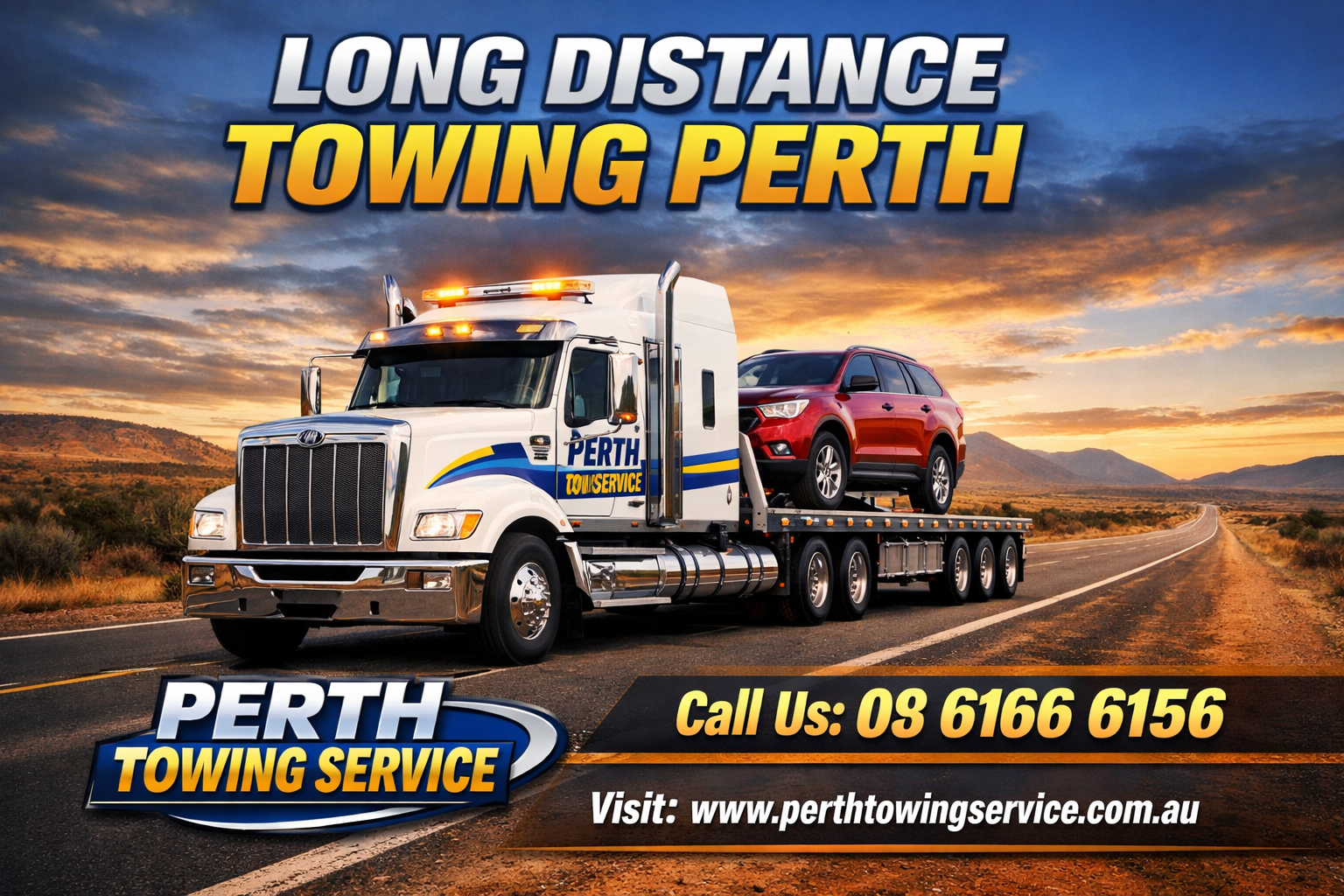 Long-distance towing in Perth