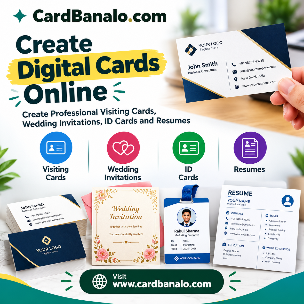 Create Digital Cards Online